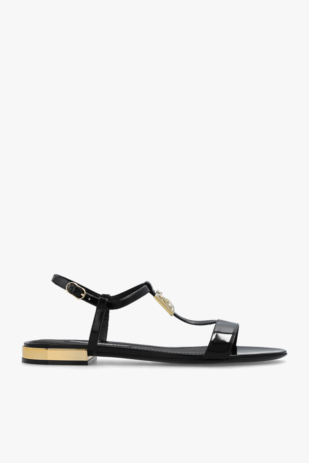 dolce gathered-detail & Gabbana ‘Bianca’ glossy sandals