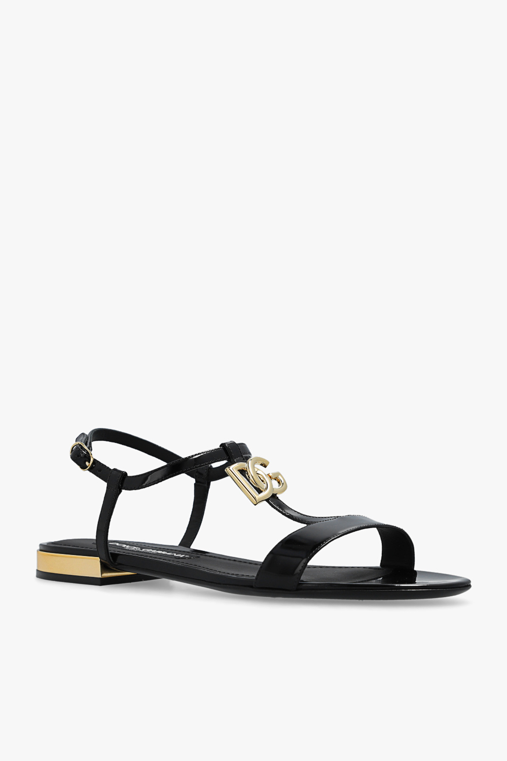 dolce trackpant & Gabbana ‘Bianca’ glossy sandals