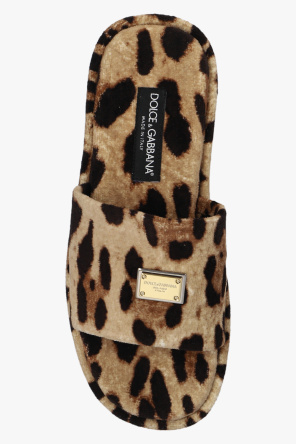 Dolce & Gabbana Slides with animal pattern