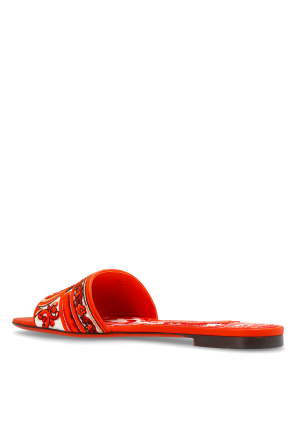 Dolce & Gabbana Flip-flops with "Majolica" pattern