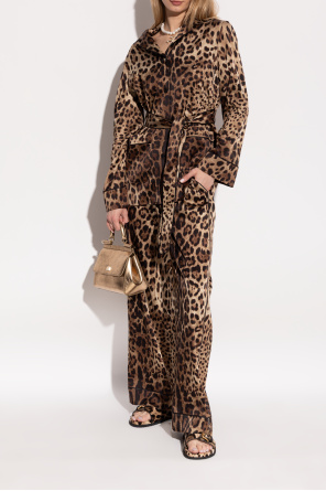 Dolce & Gabbana Chanclas con estampado animal