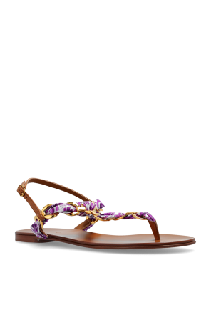 Dolce & Gabbana Sandalias con aplicación de latón