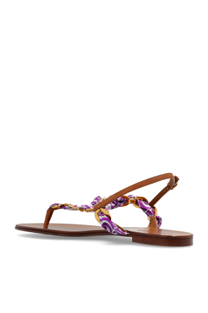 Dolce & Gabbana Sandalias con aplicación de latón