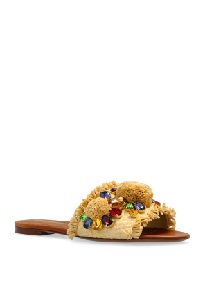 Dolce & Gabbana Chanclas con aplicaciones brillantes