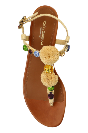Dolce & Gabbana Sandals with shimmering appliqués