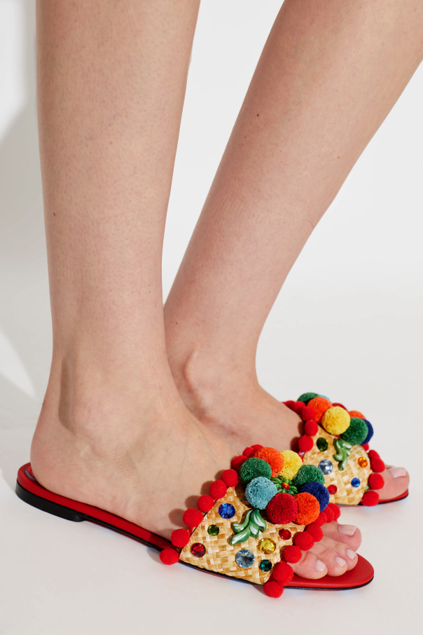 Dolce & Gabbana Flip-flops with colourful appliqués