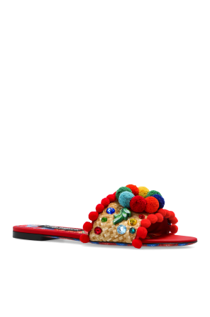 Dolce & Gabbana Flip-flops with colourful appliqués