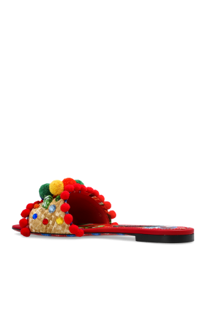 Dolce & Gabbana Flip-flops with colourful appliqués