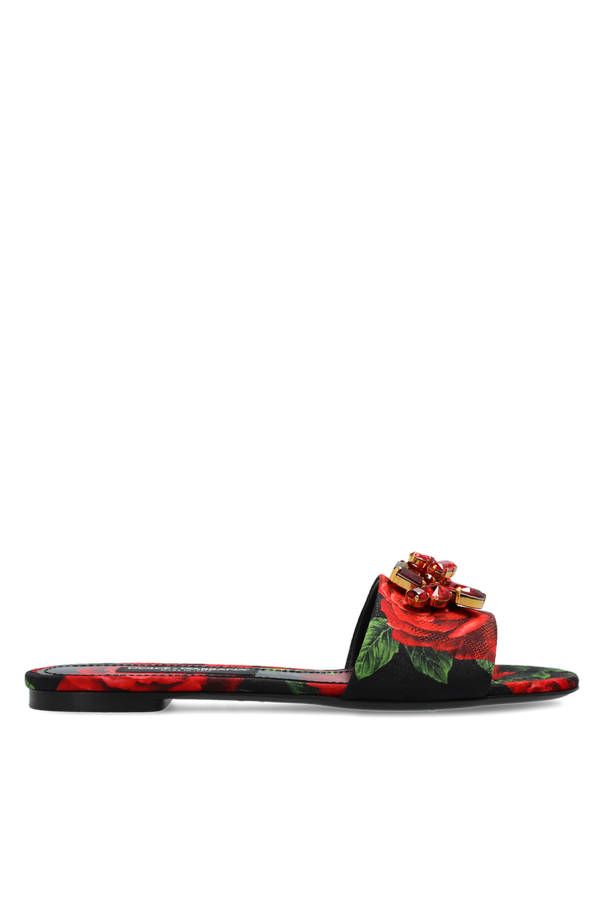Floral motif slides od Dolce & Gabbana