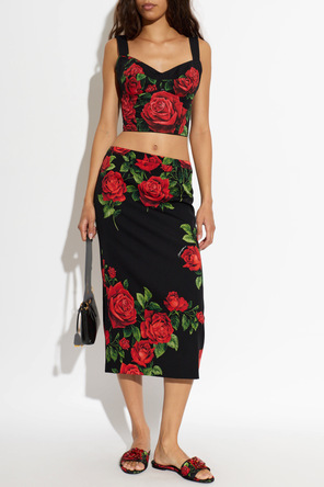 Dolce & Gabbana Floral motif slides