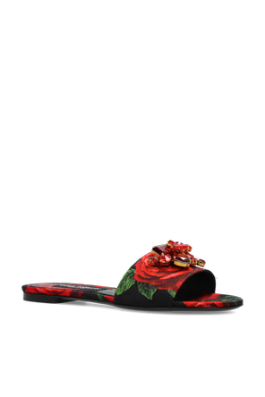 Dolce & Gabbana Floral motif slides