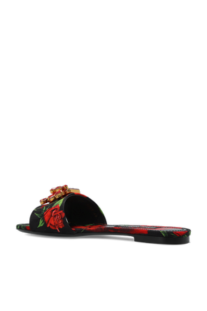 Dolce & Gabbana Floral motif slides
