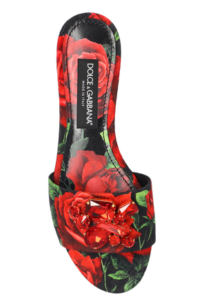 Dolce & Gabbana Floral motif slides