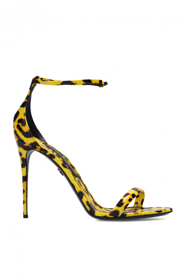 Dolce & Gabbana mit Schalkragen Schwarz Heeled sandals