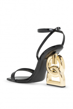 DOLCE & GABBANA KOSMETYCZKA Z LOGO ‘Keira’ heeled sandals