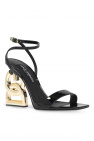 Dolce & Gabbana T-shirt Sponsor Logo Embroidery ‘Keira’ heeled sandals