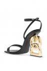dolce stretch-cotton & Gabbana Kids джемпер с вышитым логотипом ‘Keira’ heeled sandals