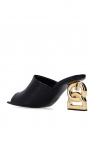 Dolce & Gabbana Lucia shoulder bag in black and white leather ‘Keira’ heeled mules