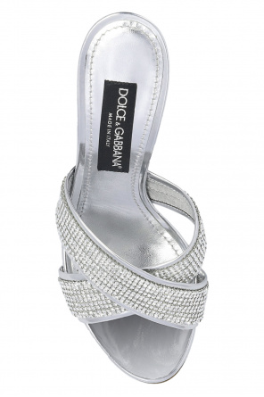 Dolce & Gabbana Pre-Owned floral-print silk tie ‘Kiera’ heeled sandals