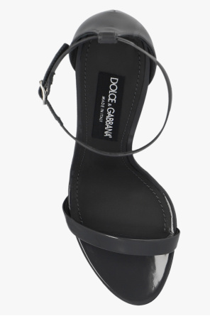 Dolce & Gabbana Spodnie materiałowe ‘Keira’ glossy heeled sandals