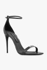 Dolce & Gabbana GREY ‘Keira’ glossy heeled sandals
