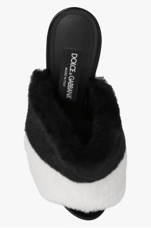 Dolce & Gabbana ‘Kiera’ fur mules