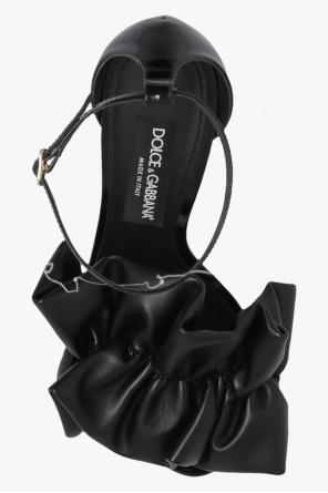 Dolce & Gabbana Dg Logo Intarsia Sweater Heeled sandals
