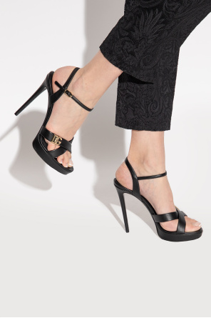 ‘keira’ round-frame sandals od Dolce & Gabbana