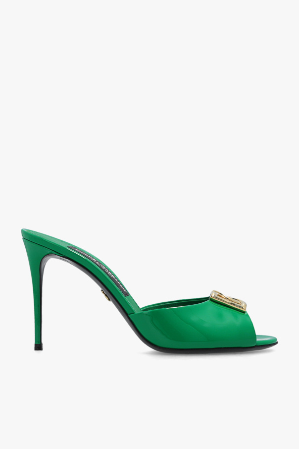 Dolce & Gabbana Glossy heeled mules