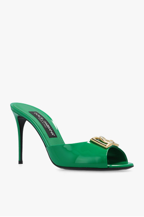 Dolce & Gabbana Glossy heeled mules