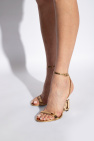 Dolce & Gabbana GOLD Leather heeled sandals