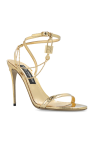 Dolce & Gabbana GOLD ‘Keira’ heeled sandals