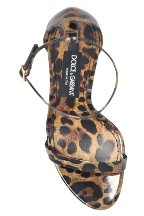 Dolce & Gabbana Sandały z motywem zwierzęcym