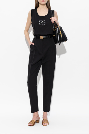 Dolce & Gabbana Heeled slides with logo