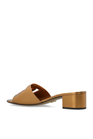 Dolce & Gabbana Heeled slides with logo