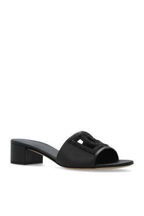 Dolce & Gabbana Sandalias de tacón con logo