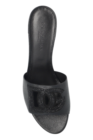 Dolce & Gabbana Sandalias de tacón con logo