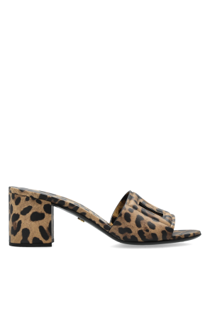 ‘Dg Cut Out’ heeled mules
