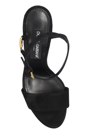 Dolce & Gabbana Sandalias de ante con plataforma