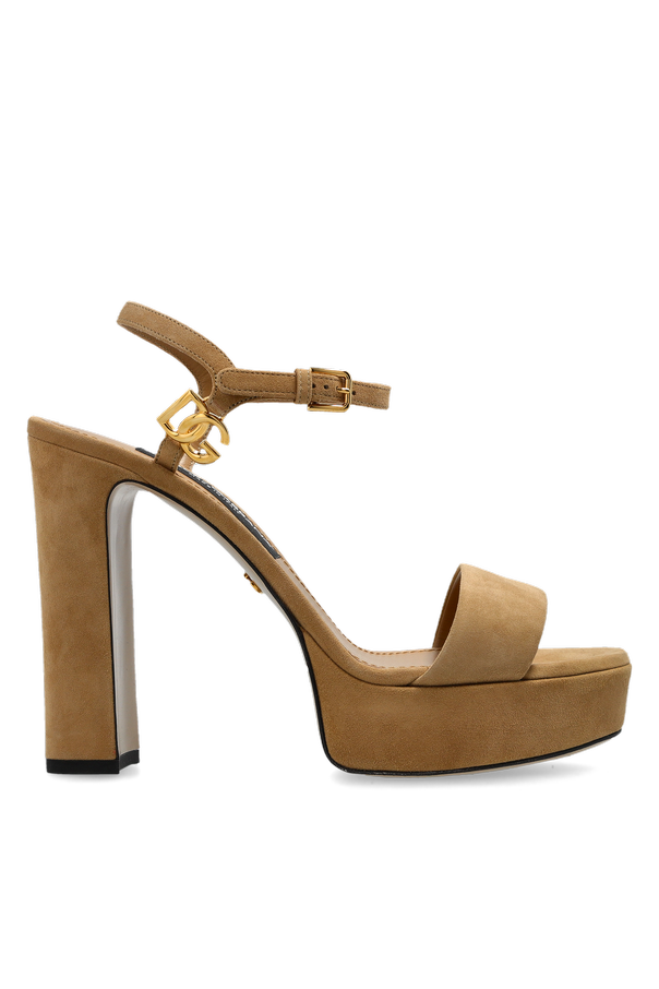 Suede Platform Sandals od Dolce & Gabbana