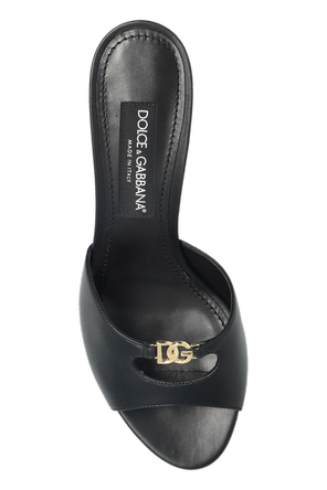 Dolce & Gabbana Leather heeled mules
