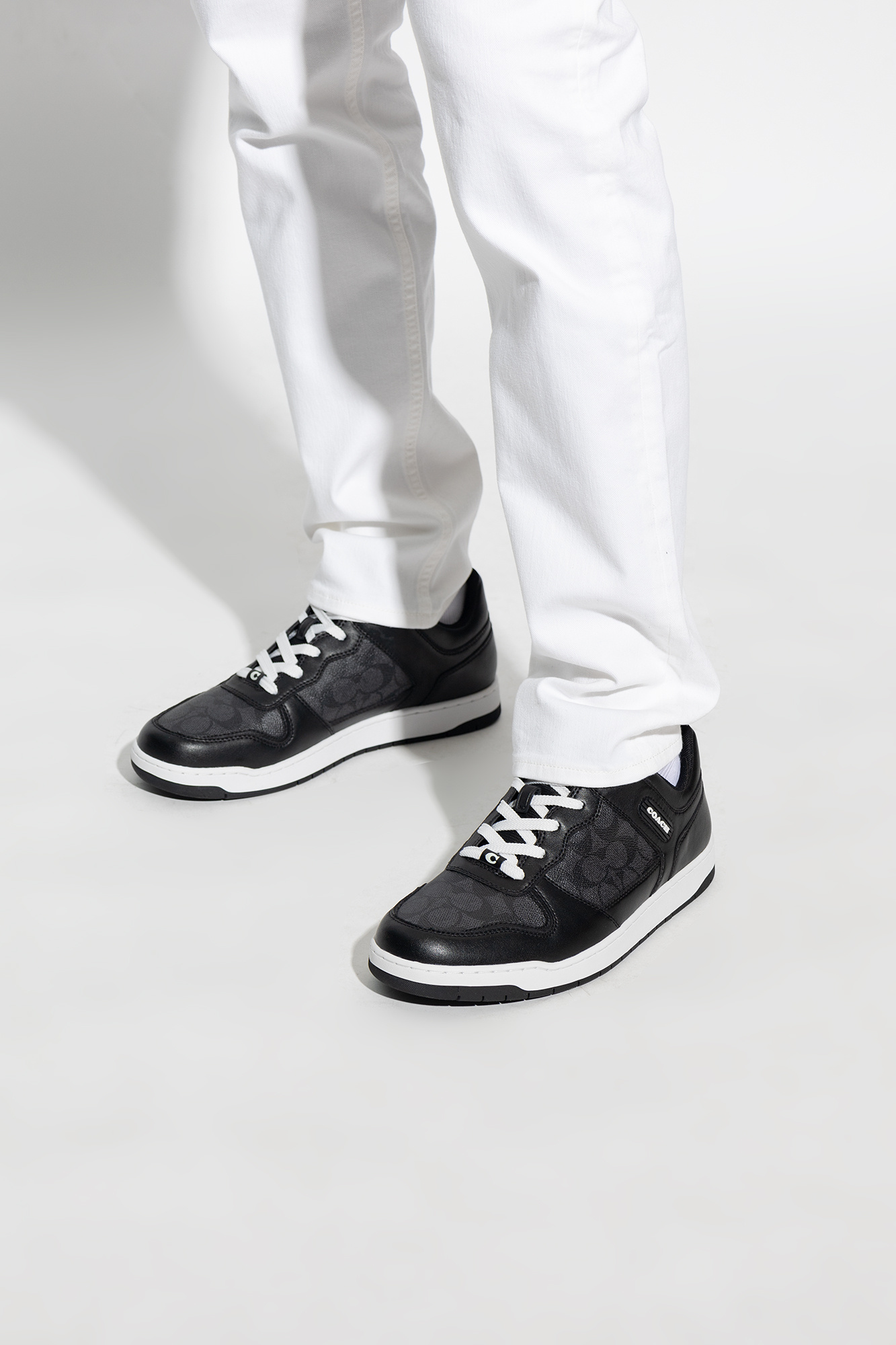 coach tabby leather top handle bag item - Black 'C201' sneakers