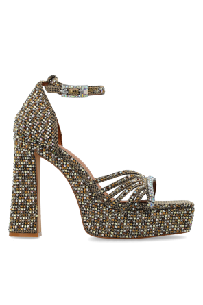 Platform sandals "Crystal"