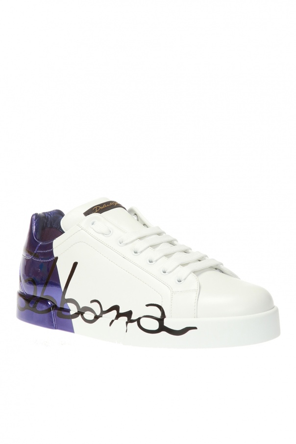 dolce gabbana purple sneakers