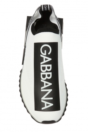 Dolce & Gabbana necklace-detail logo-embroidered T-shirt ‘Sorrento’ sneakers