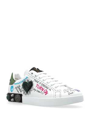Dolce & Gabbana Buty sportowe `Portofino` z aplikacjami