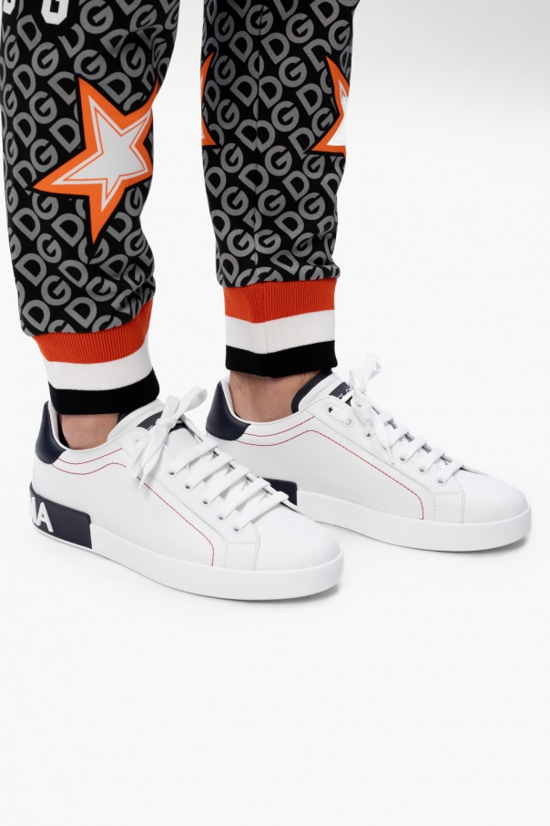 dolce jacket gabbana ns1 patchwork sneakers ‘Portofino’ sneakers