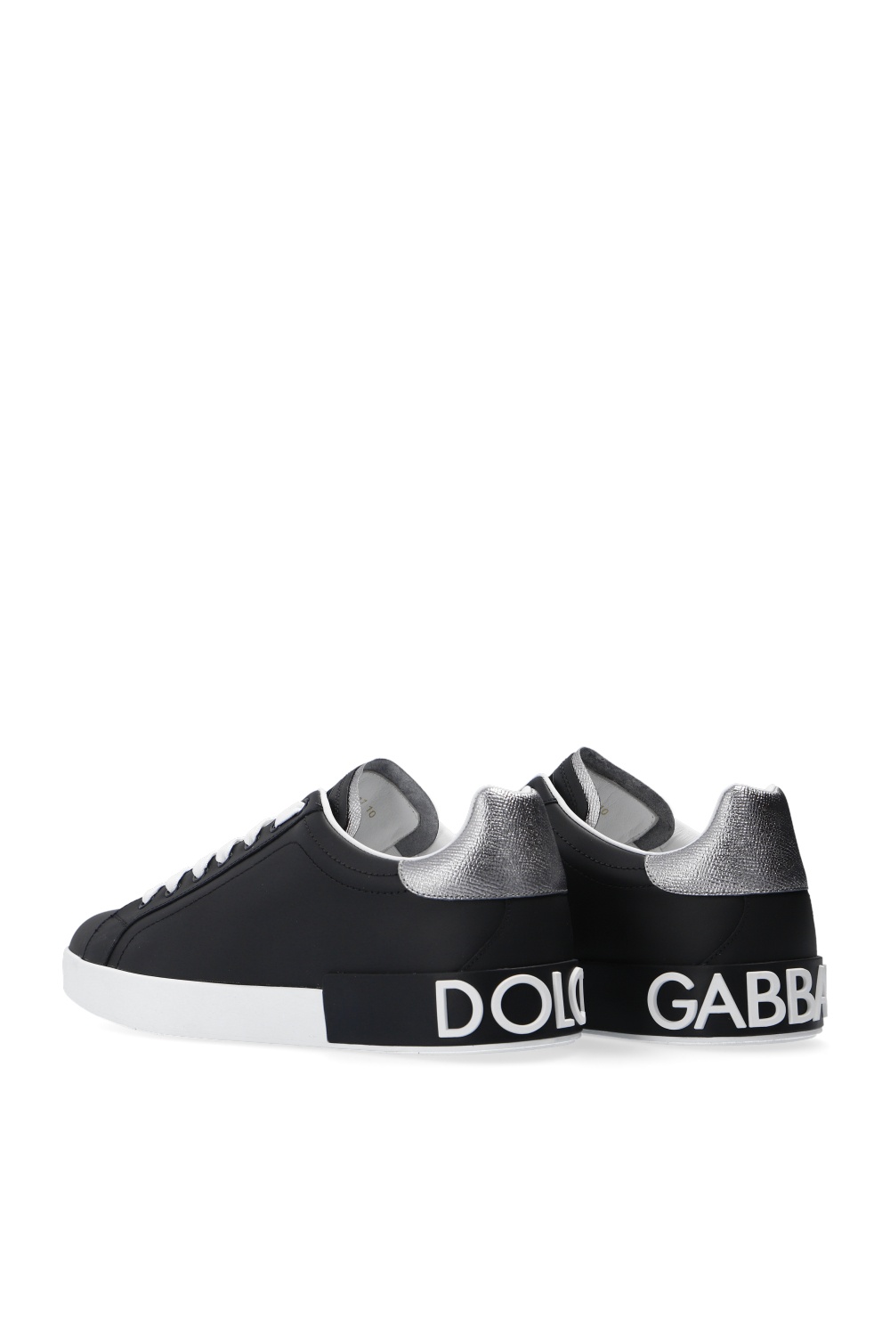 dolce gabbana embroidered motif t shirt item ‘Portofino’ sneakers