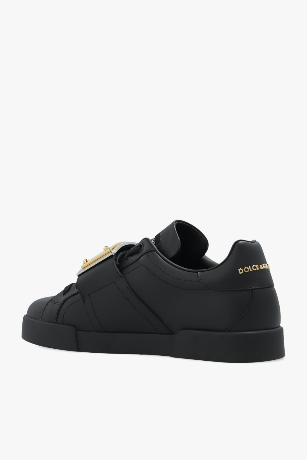 Dolce & Gabbana button-embellished rollneck jumper ‘Portofino’ sneakers