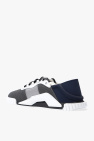 x Mini dolce fit Vita Matfluwelen lippotlood vaalroze Logo-patched sneakers